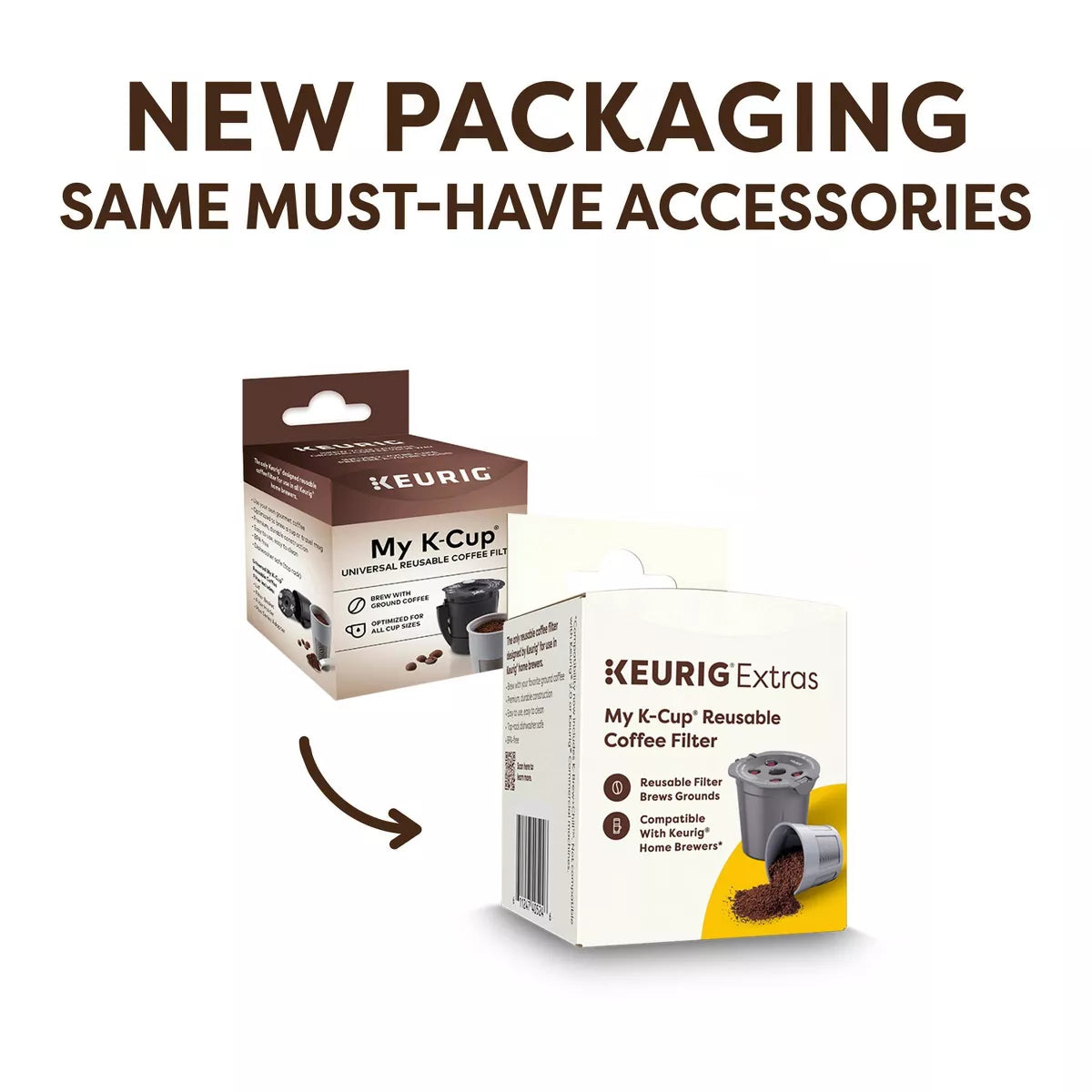 Keurig My K-Cup 3.0 Reusable Coffee Filter, Eco-Friendly Gray